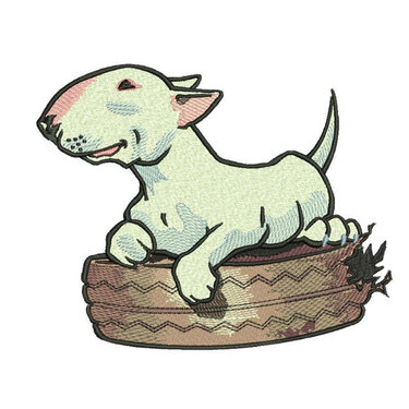 Bull Terrier (2 Variations) - Embroidery