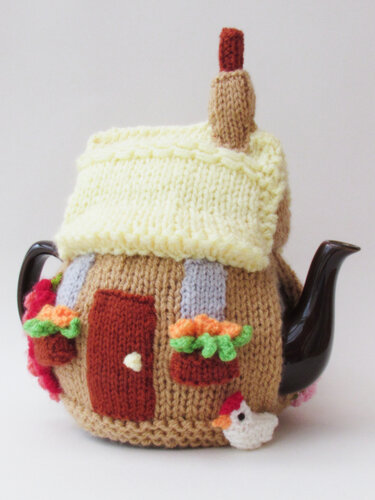 Crofters Thatched Cottage Tea Cosy Knitting Pattern