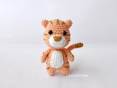 Amigurumi Little Tiger Crochet Pattern