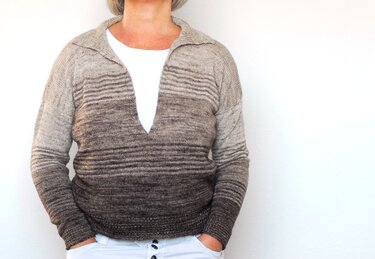 Polopullover "Shirley" - Stricken