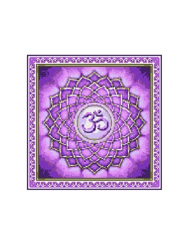 SAHASRARA CROWN CHAKRA - pattern for sc crochet blanket