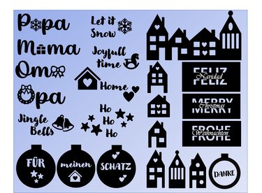 Plotter - Christmas bundle (PNG) - Plotting