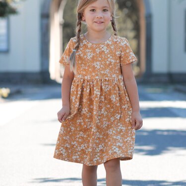 Basic Kleid  Gr. 86 - 164