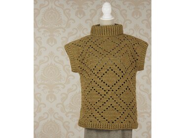 Crochet pattern geometrical motif "Paestum"