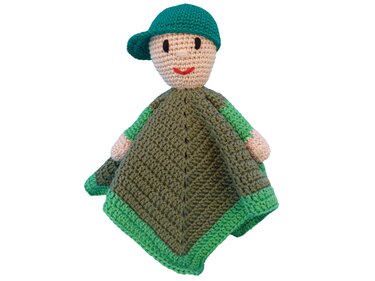 crochet pattern lovey / crochet security blanket / crochet toy