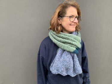 Häkelanleitung Schal Olivia, One Size
