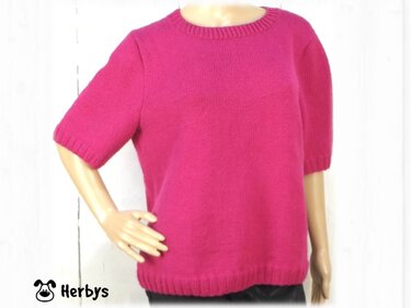 Strickanleitung Kurzarmpulli "Klassik"