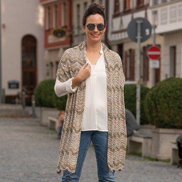 Strickanleitung Stola "Messina" 763040
