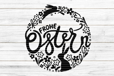 Frohe Ostern Plotterdatei SVG DXF FCM - Plotting