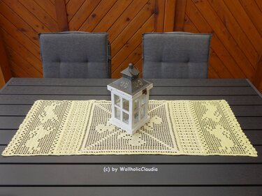 Häkelanleitung Tischläufer "Osterzeit"