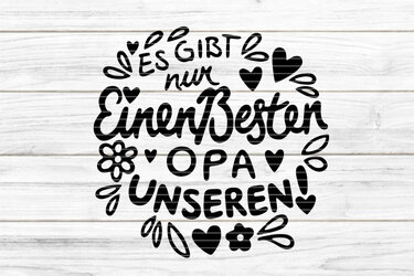 Bester Opa Plotterdatei SVG DXF FCM - Plotting