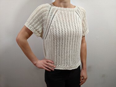 Strickanleitung Kurzes Sommer-Shirt RVO