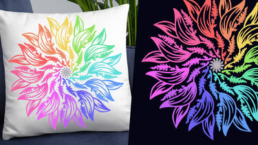 Colorful Mandala art. Floral decorations. Gift ideas - Crafts