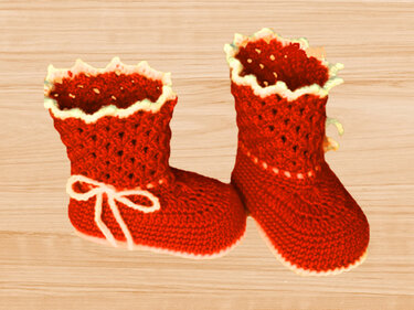 A Crochet Boot PDF Pattern