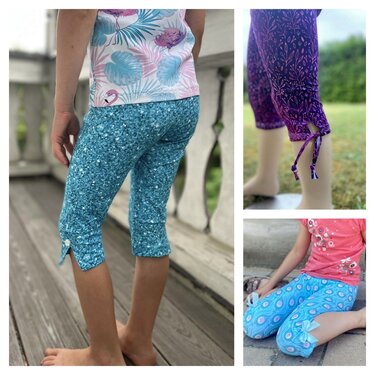 # 293 - Caprihose Nina Gr. 98 - 164 inkl. A0 - Nähen