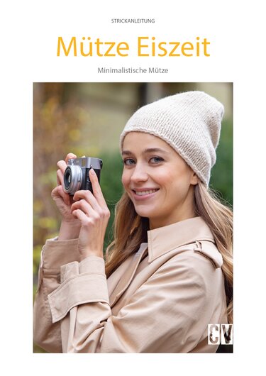 Minimalistische Mütze "Eiszeit" Strickanleitung // PDF-Anleitung