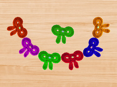 Handmade Crochet Bow PDF Pattern
