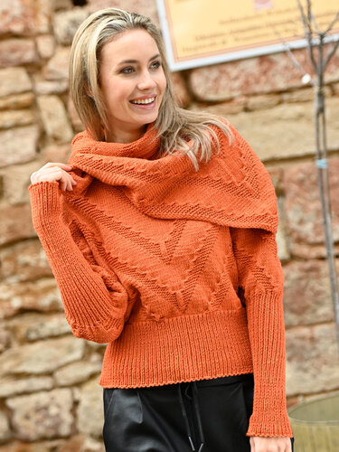 Strickanleitung: Pullover und Dreiecktuch
