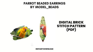Parrot Fringe Earrings Patterns - Crafts