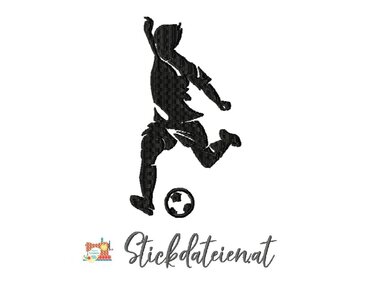 Stickdatei Fußball, UEFA Stickdatei, FIFA Stickdatei 10x10 - Sticken