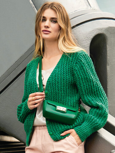 Jacke mit Strukturmuster - Stricken