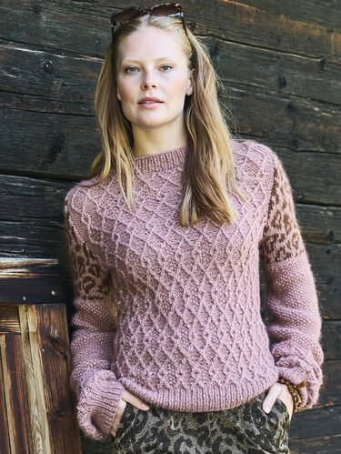 Pulli mit Animalprints - Stricken