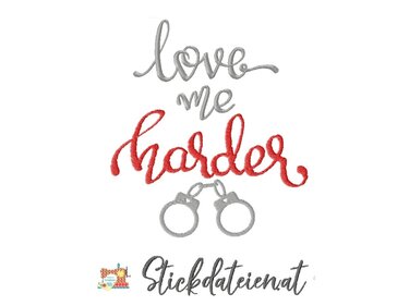 Stickdatei Handschellen, Bondage Stickdatei, Fifty Shades of Grey - Sticken