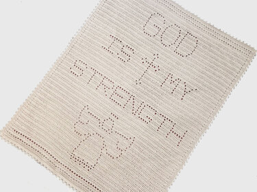 Angel crochet baby blanket