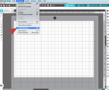 DXF Datei in Silhouette Studio in Originalgröße öffnen - Plotting