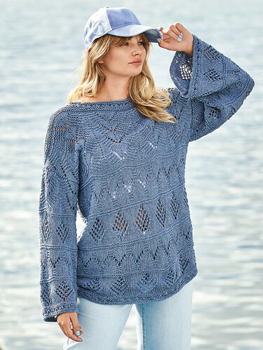 Denimblauer Mustermix