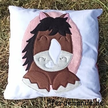 Stickdatei Pferd Pferdestickdatei Tiermotiv Pferdemotiv Pony Pferdekopf - Sticken