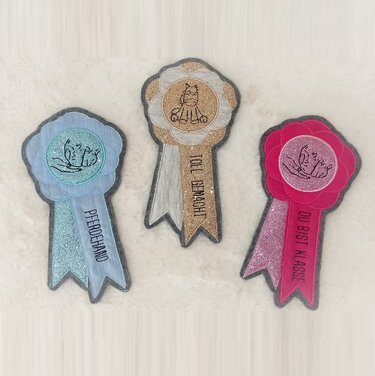 Stickdatei, Abzeichen, Orden, Plattete, Auszeichnung, in 6 Größen - Sticken