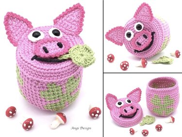 Häkelanleitung Glücksbringer Überraschungsbox