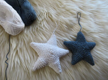 Stern häkeln Amigurumi, Deko für Weihnachten *Carolines Welt*