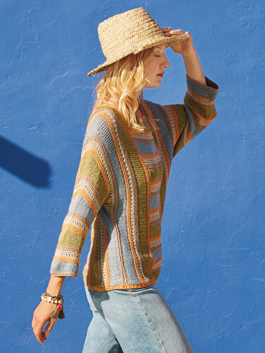 Pulli im Streifenmuster