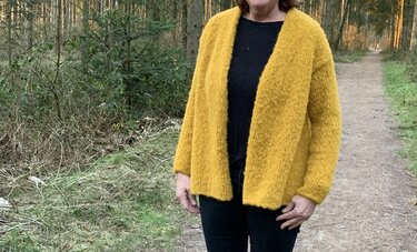 Strickanleitung Strickjacke Livia Größe 36 – 48 Damen