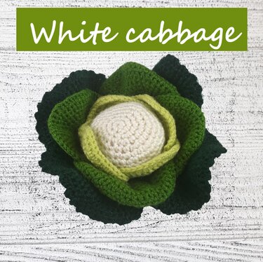 Crochet cabbage