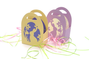 Ostertasche Plotterdatei SVG DXF FCM