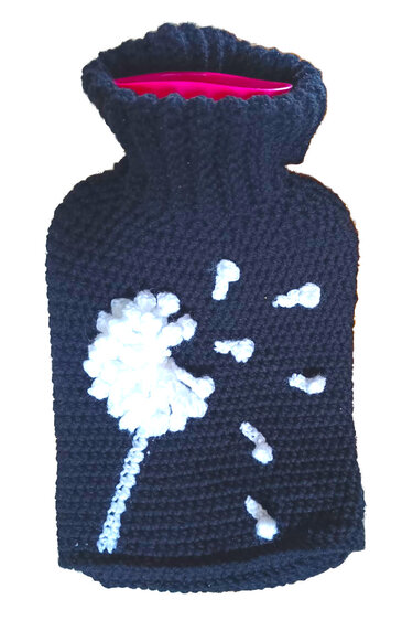 Häkelanleitung Wärmflasche Pusteblume Warmer Wind
