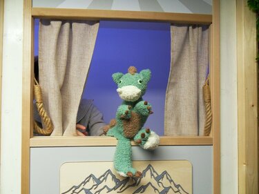 Dino Handpuppe