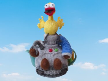 Easter Egg Factory Tea Cosy Knitting Pattern