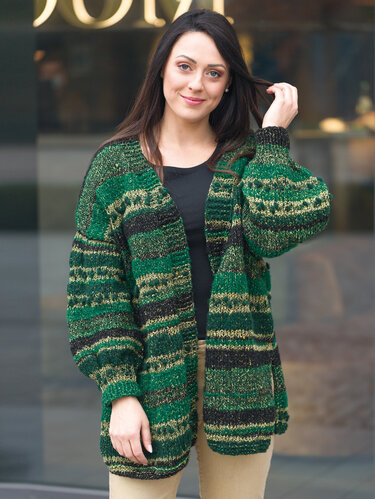 Gemütlicher lässiger Cardigan mit Textur