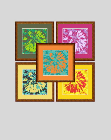 Dandelion embroidery template cross stitch