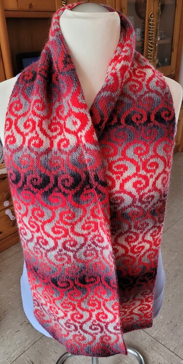 Stola Schnörkely - Stricken