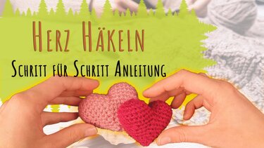 Mini Amigurumi Herz häkeln - Video