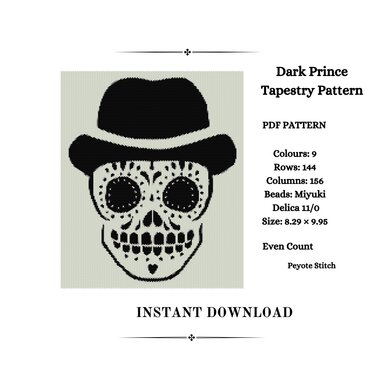 Dark Prince Tapestry Pattern - Crafts