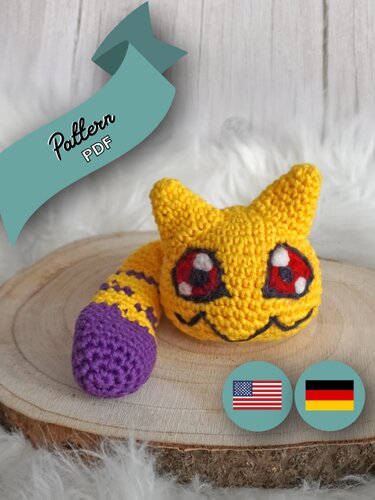 Digital Monster Baby - Amigurumi - Crochet Pattern 10