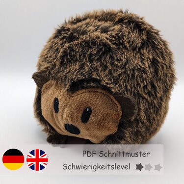 reversible cuddly toy "Krempeltier" hedgehog Level 1 - sewing instruction
