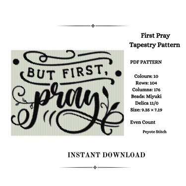 First PrayTapestry Pattern - Crafts
