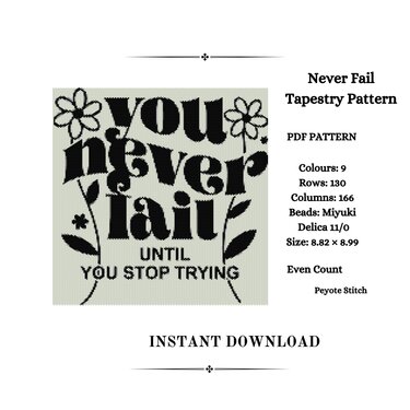 Never Fail Tapestry Pattern - Crafts